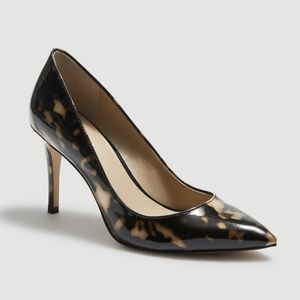 Ann Taylor Tortoiseshell Patent Leather Pumps 6.5